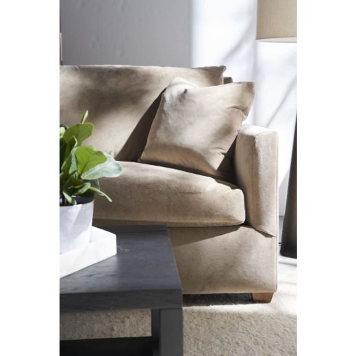 Picture of 89” Quick Ship Lilah Sofa - Fawn Brushed Velvet